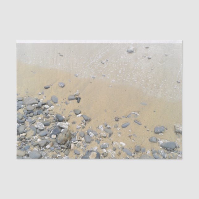 Meer, Sand u. Kiesel Seidenpapier (Vorderseite)