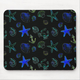 Meer, Strand, Aquarellmalerei Mousepad