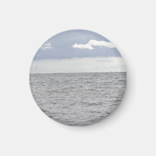 Meer und hübsche Wolken Magnet
