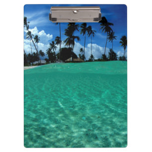 Meer und Insel, Indonesien Klemmbrett