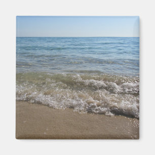 Meer- und Sandstrand Magnet
