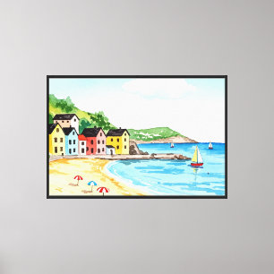 Meer und Strand Leinwanddruck