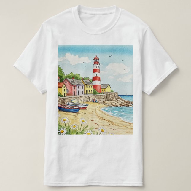 Meer und Strand T-Shirt (Design vorne)