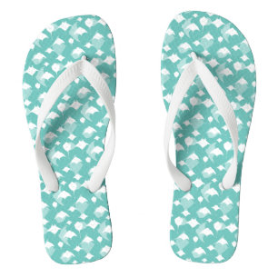 Meer von Cortez Flying Rays Aqua Flip Flops