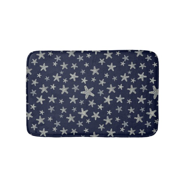 Meer von Starfish Pattern Badematte (Vorderseite)