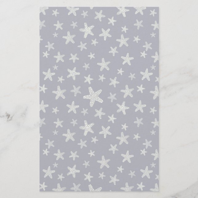 Meer von Starfish Pattern Briefpapier (Vorderseite)