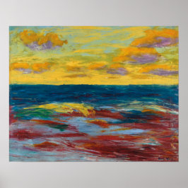 Meer vor Alsen | Emil Nolde | Poster