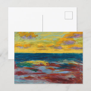 Meer vor Alsen Emil Nolde Postkarte
