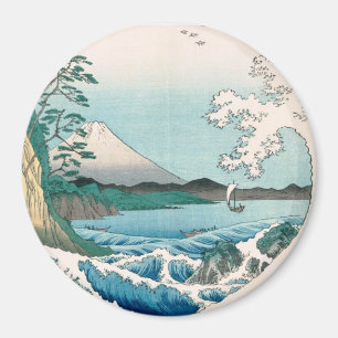 Meer vor Satta Hiroshige japanische Kunst Magnet