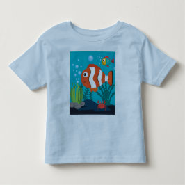 Meeralgen für Seefischkrebsmuster Kleinkind T-shirt