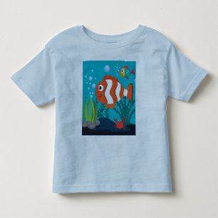 Meeralgen für Seefischkrebsmuster Kleinkind T-shirt