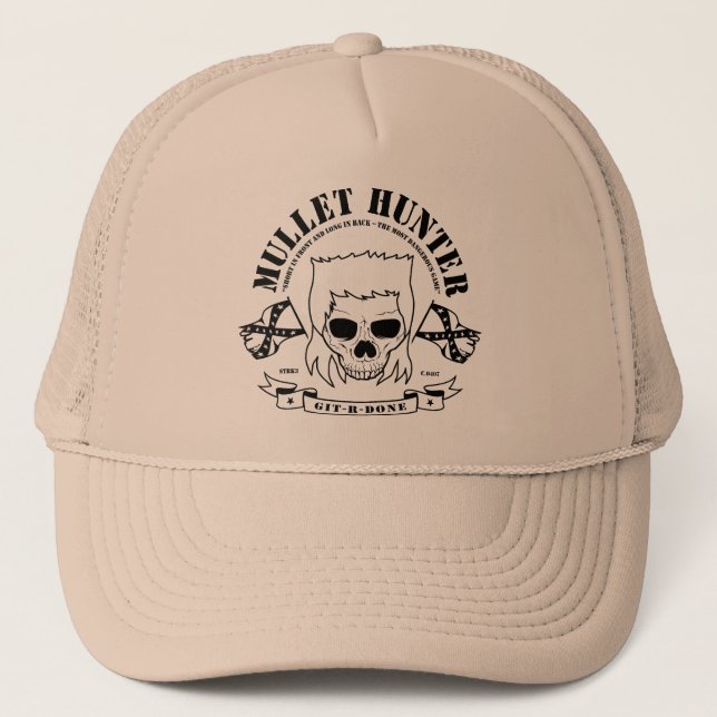 Meeräschen-Jäger-Hut Truckerkappe (Vorderseite)