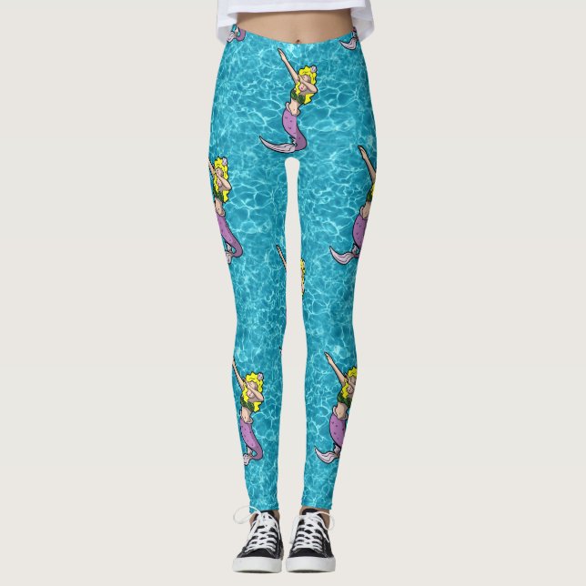 Meerbarsche Leggings (Vorderseite)