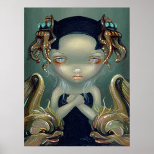 MeerBeasties I unbedarftes goth Seeungeheuer DES Poster