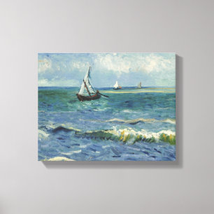 Meerblick bei Saintes-Maries durch Vincent van Leinwanddruck