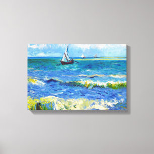 Meerblick bei Saintes-Maries Vincent van Gogh Leinwanddruck
