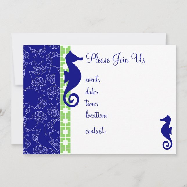 Meerblick Einladung (Vorderseite)