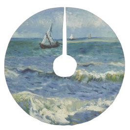 Meerblick Les Saintes-Maries-de-la-Mer durch Van Polyester Weihnachtsbaumdecke