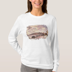 Meerblick mit Ponys auf dem Strand T-Shirt