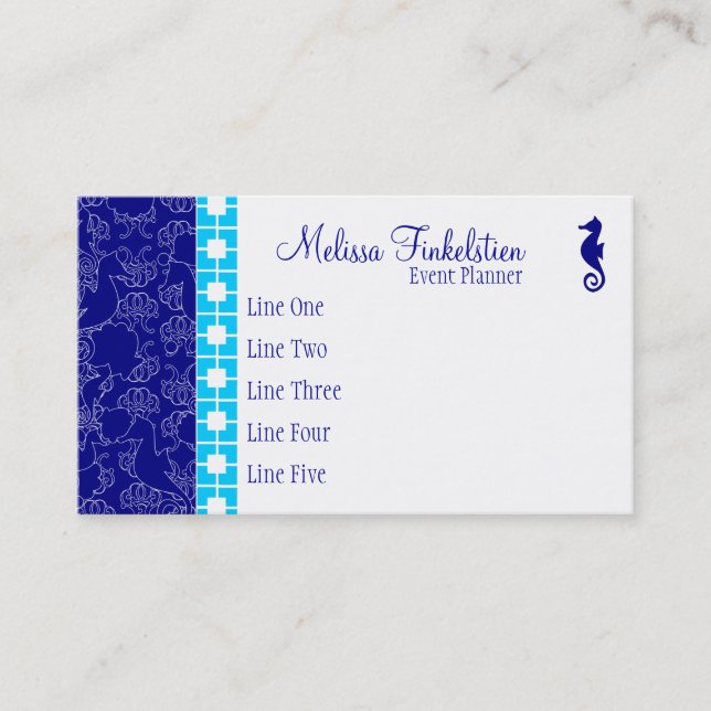 Meerblick Visitenkarte (Vorderseite)