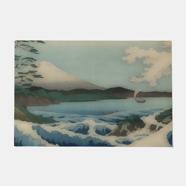 Meerblick von Satta Point Fußmatte (Vorderseite)