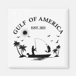 Meerbusen Amerikas Angelpol Amerikanischer Patriot Magnet
