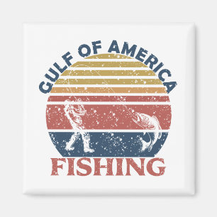 Meerbusen Amerikas Angelpol Amerikanischer Patriot Magnet