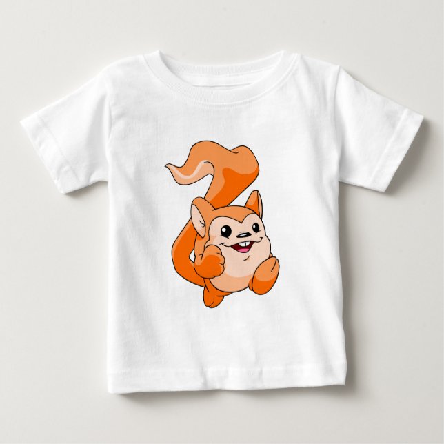 Meerca Orange Baby T-shirt (Vorderseite)