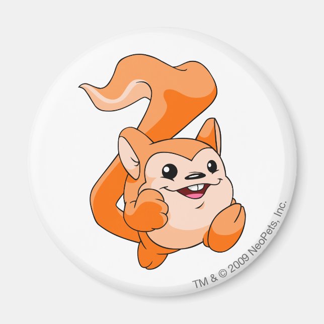 Meerca Orange Magnet (Vorne)