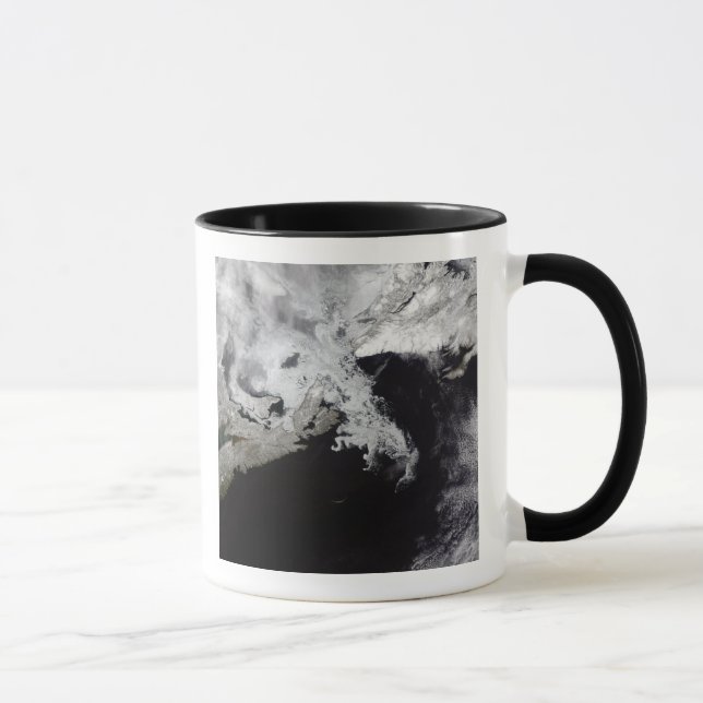 Meereis füllt den Golf von St. Lawrence Tasse (Rechts)