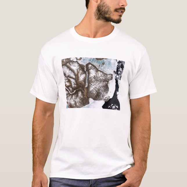 Meereislinien im Osten Grönlands T-Shirt (Vorderseite)