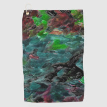 Meeresalgen oder Seekorallen mit Wellenwirkung