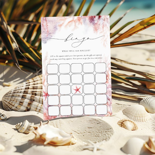 Meeresalgen | Seashell Bingo Game Card (Von Creator hochgeladen)