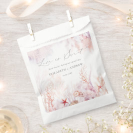 Meeresalgen | Seashell Watercolor Wedding Geschenktütchen