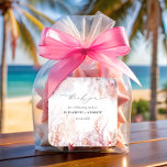 Meeresalgen | Seashell Watercolor Wedding Quadratischer Aufkleber<br><div class="desc">Der Hochzeitsaufkleber ist ein schönes und romantisches Design, das die bezaubernde Schönheit des Ozeans auf eine wirklich faszinierende Weise einfängt. Die sanften, rosa Farbtöne des Aquarells schaffen ein warmes und einladendes Ambiente, während die aufwändigen Illustrationen von Algen und Muscheln dem Gesamtbild eine Touch von Weisheit und Charme verleihen. Der Hochzeitsaufkleber...</div>