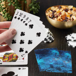 Meeresanemone und Korallenriff Spielkarten