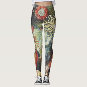 Meeresanemone Wissenschaftlicher Natur Leggings