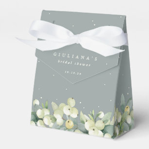 Meeresbeere Grüne Snowbere+Eukalyptus Brautparty Geschenkschachtel