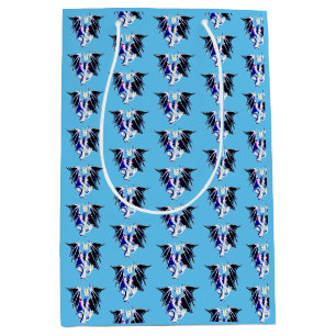 Meeresbestie Drache Ozean Leviathan Mythisch Blau Mittlere Geschenktüte