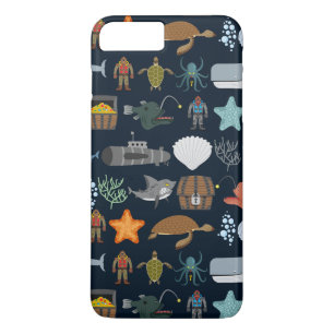 Meeresbewohner Muster 1 Case-Mate iPhone Hülle