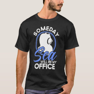 Meeresbiologe Eines Tages wird mein Büro sein T-Shirt