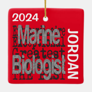 Meeresbiologe Extraordinaire CUSTOM Keramikornament