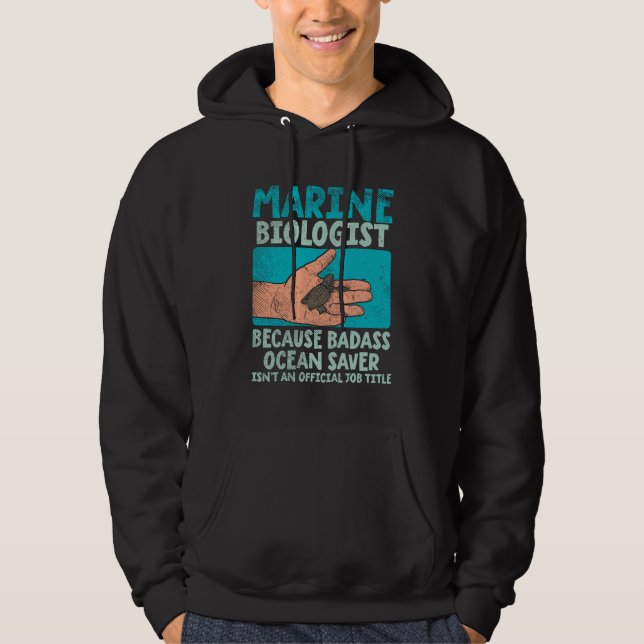 Meeresbiologe Hoodie (Vorderseite)