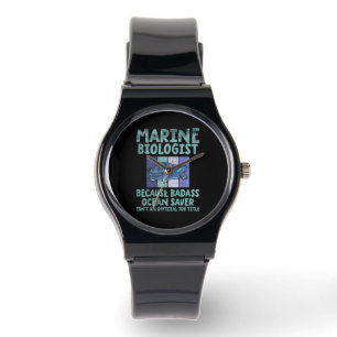 Meeresbiologe Meeresbiologie Armbanduhr