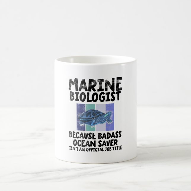 Meeresbiologe Meeresbiologie Kaffeetasse (Mittel)