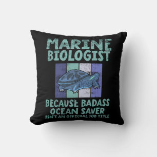 Meeresbiologe Meeresbiologie Kissen