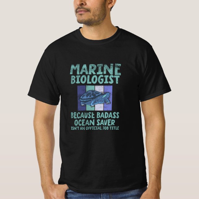 Meeresbiologe Meeresbiologie T-Shirt (Vorderseite)