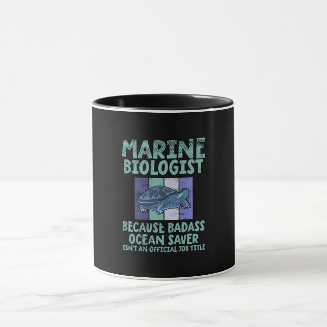 Meeresbiologe Meeresbiologie Tasse (Zentrum)
