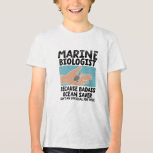 Meeresbiologe Meeresbiologie Tri-Blend Shirt
