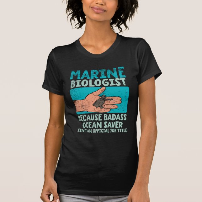 Meeresbiologe T-Shirt (Vorderseite)